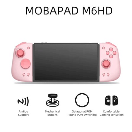 จอยเกมไร้สาย Mobapad M6 HD สีชมพู_4